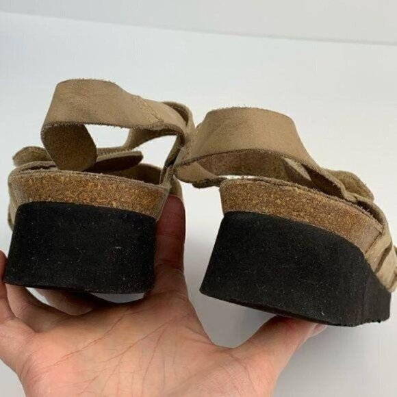 Spring step flatform sandals sky 40 9 brown suede walking orthopedic - Picture 6 of 9